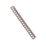 ERGO Low Profile Picatinny Rail Cover 7" Polymer Flat Dark Earth 3PK