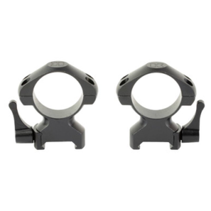 Konus 7409 Quick Detach Steel Scope Rings 30mm High Black Matte
