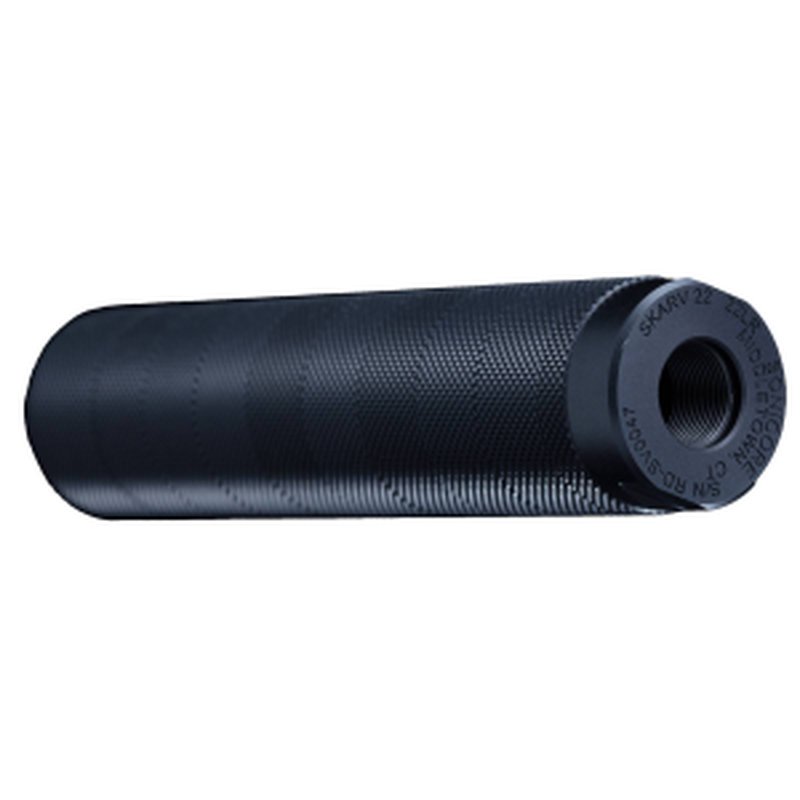 Lyman Skarv 22 Suppressor .22 LR 1/2x28 Aluminum Black Hard Coat Anodize