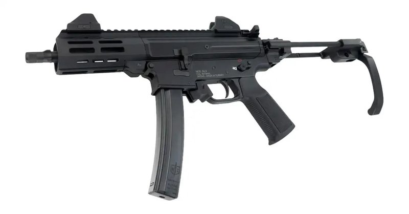 MAC IX 9mm PCC - 6.50 in Threaded Barrel, Black Anodized Receiver, Picatinny Rail