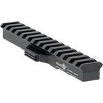 Aimshot Quick Release M-Lok to Picatinny Adapter Rail 140mm Black 14-Slot