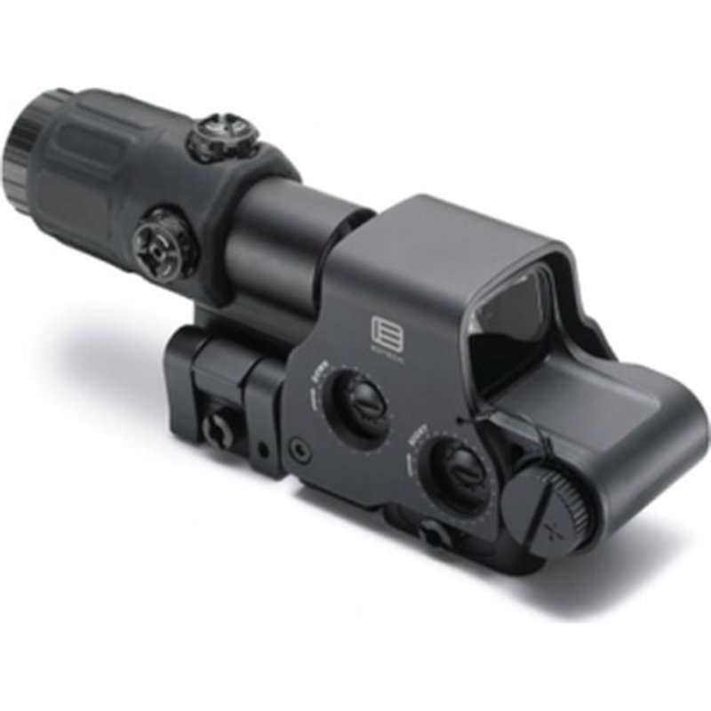 EOTech HHSGRN HHS Black Anodized 1x 68 MOA Ring/Green Dot Reticle Features Switch-to-Side Mounting System