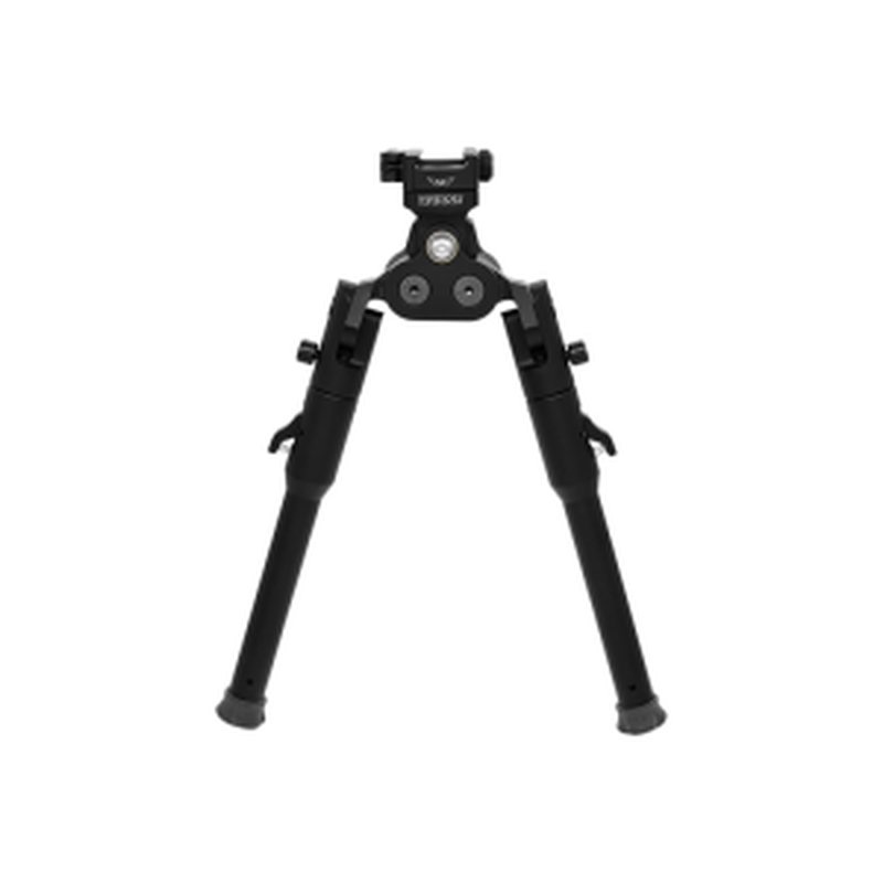 Warne 7921M Skyline Pro Bipod Black Anodized QD Picatinny Head with Lite Legs