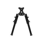 Warne 7921M Skyline Pro Bipod Black Anodized QD Picatinny Head with Lite Legs