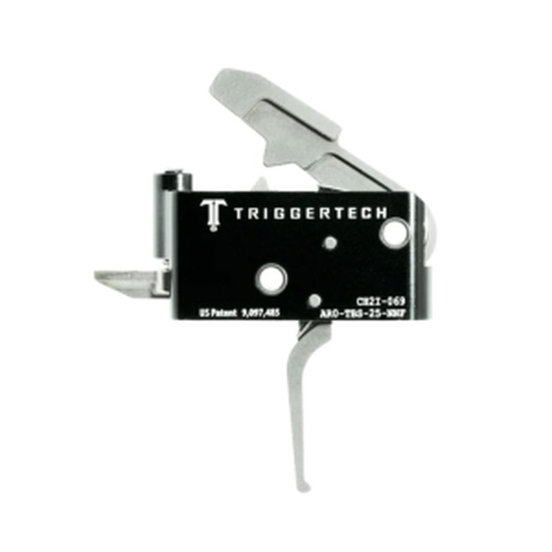 TriggerTech AR-15 Adaptable Flat Stainless Two Stage Trigger AR0-TBS-25-NNF