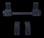 DNZ 87500 Game Reaper Browning Scope Mount Ring Combo 30mm Matte Black
