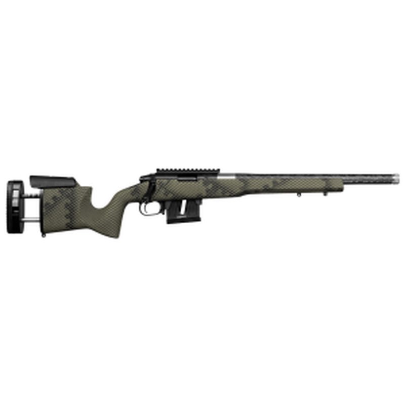 Proof Research Latitude LOP .22 LR Bolt-Action Rifle 18in Threaded 10rd Green Jungle Camo