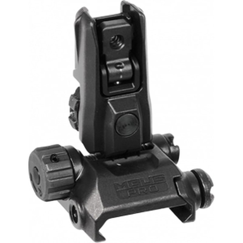 Magpul MAG527-BLK Mbus Pro LR Flip-Up Rear Peep Steel Black