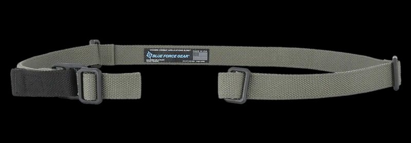 Blue Force Gear VCAS125OARG Vickers Sling AR-15 57-67 in Ranger Green Cordura