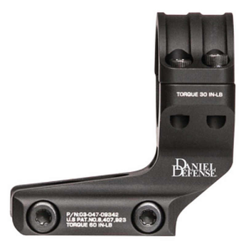 DANIEL DEFENSE Mount/Ring Combo Black Hardcoat Anodized 30mm Tube