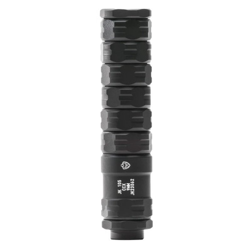 JK Armament 105LT Suppressor 9mm Direct Thread 1/2-28 M13.5x1LH