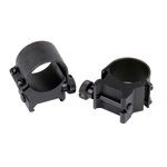 Top Mount 1" Medium Scope Rings - Silver (Weaver 49032)