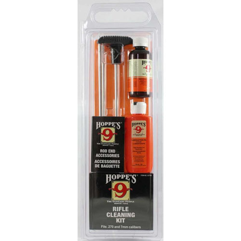 Hoppe's HOPU270B Rifle Cleaning Kit w/ Aluminum Rod for .270/.280/7mm