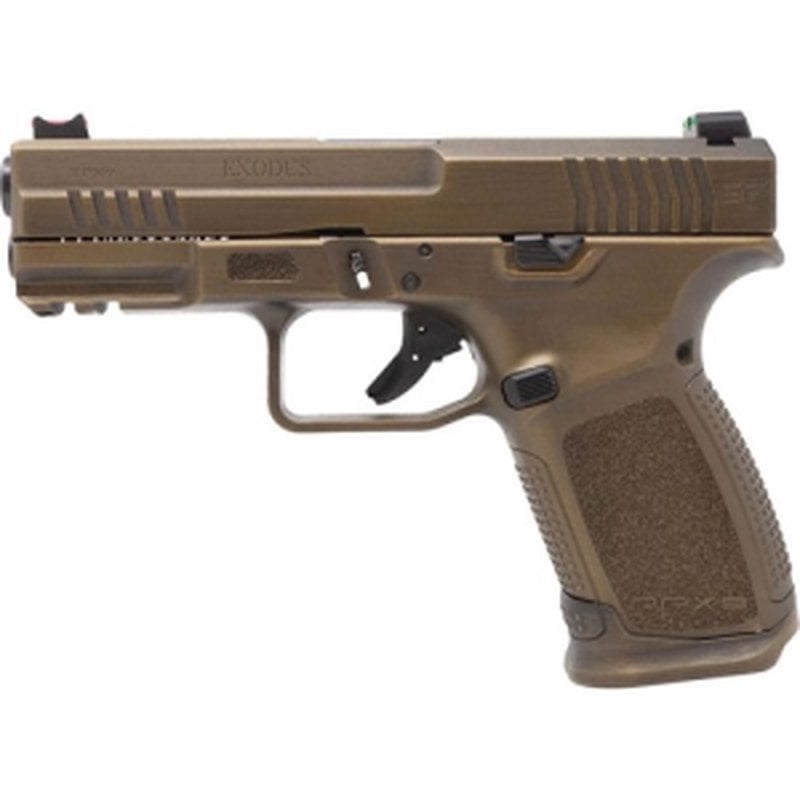 GForce Arms Exodus RPX9 9mm 15 Round Bronze Pistol with 4.02" Barrel Glock 19 Compatible