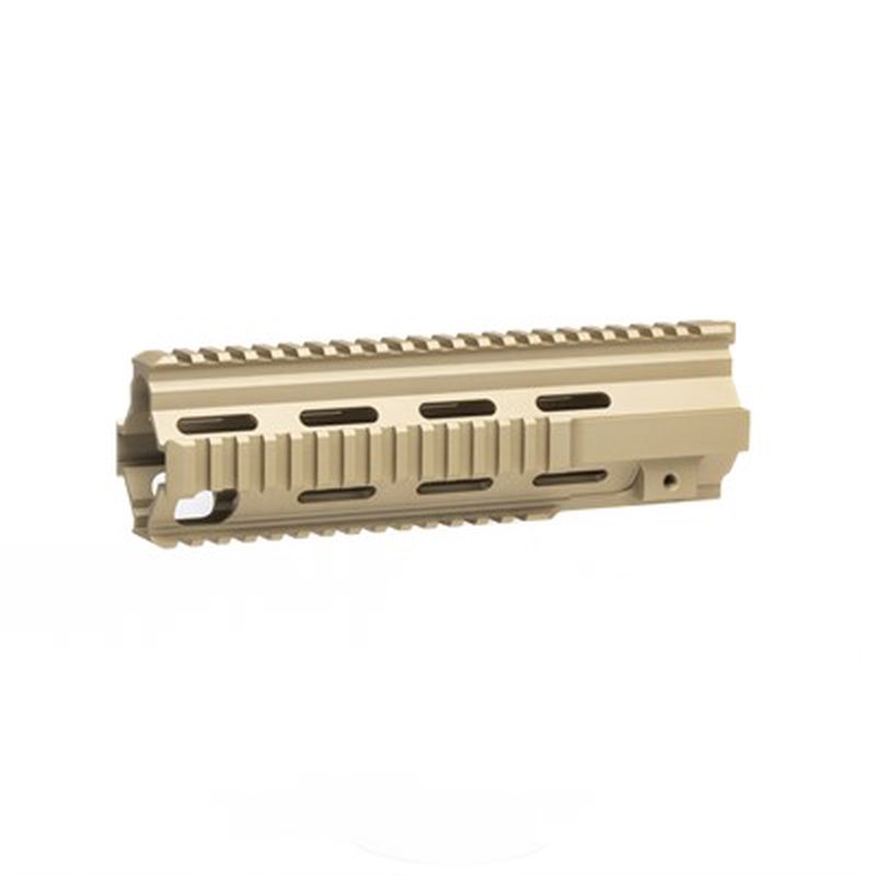 Brn-4 M27 Quad Rail Handguard, 9 inch and 11 inch, FDE