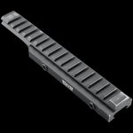 Weaver Mounts Flat Top Riser Rail AR-15/M16 0 MOA Type III Anodized 6061-T6