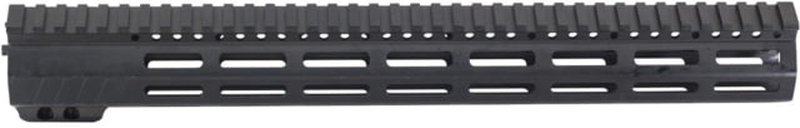Je Machine Tech AR-15 Ultra Lightweight Minimalist Full Top Rail Handguard 15 Inch Black