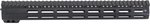 Je Machine Tech AR-15 Ultra Lightweight Minimalist Full Top Rail Handguard 15 Inch Black