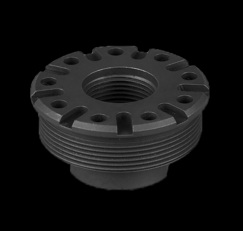 SilencerCo Bravo Direct Thread Mount 3/4x20 Matte Black Suppressor Adapter