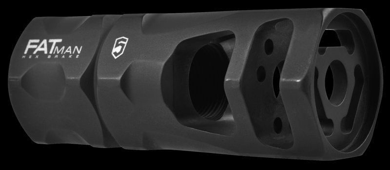 Phase 5 Tactical Fatman Hex Brake 5.56 AR-15 Muzzle Device 3in 1/2-28