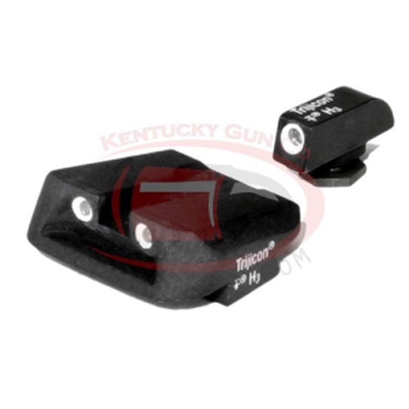 Trijicon Bright & Tough Night Sight Set with Novak Rear Sights for Glock GL11 600237