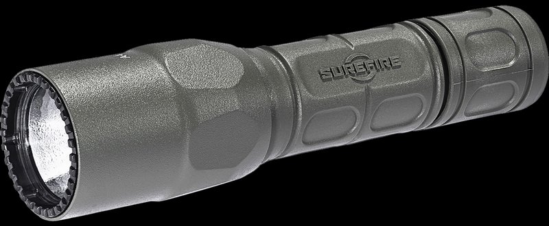 SureFire G2X Pro Dual-Output LED Tactical Flashlight 600/15 Lumens Foliage Green