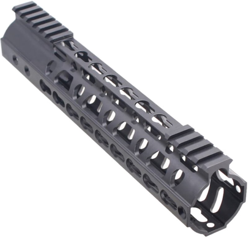 Tiger Rock AR-10/LR-308 Super Slim Light Keymod Free Float Handguard w/ Steel Barrel Nut