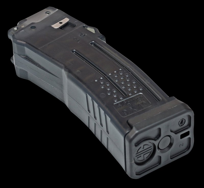 Sig Sauer MPX Gen II Magazine KM 9mm Luger 10-Round Black Translucent Polymer MAGMPX910KM