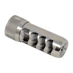 Area 419 Sidewinder Magnum Self Timing Muzzle Brake 30 Caliber with 5/8"-24 Universal Thread Adapter Stainless Steel