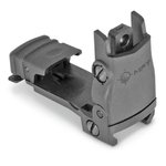 MISSION FIRST TACTICAL Front Back Up Poly Sight Flip Up/Std Elv Adj Black