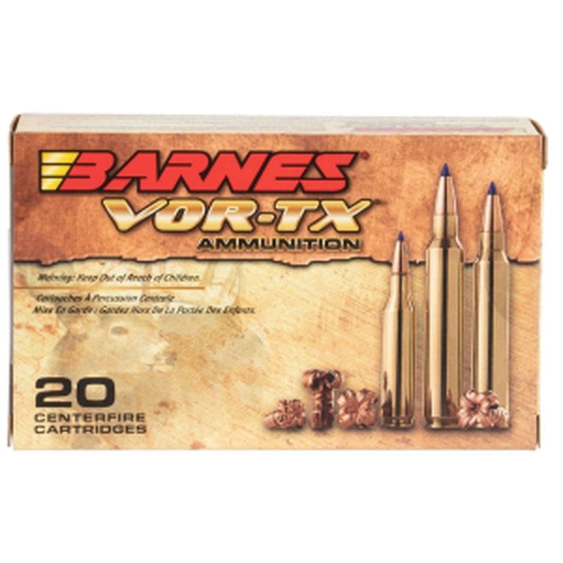 Barnes Bullets 21524 VOR-TX Rifle 270 Win 130 gr Tipped TSX Boat Tail 20 Bx/ 10 Cs