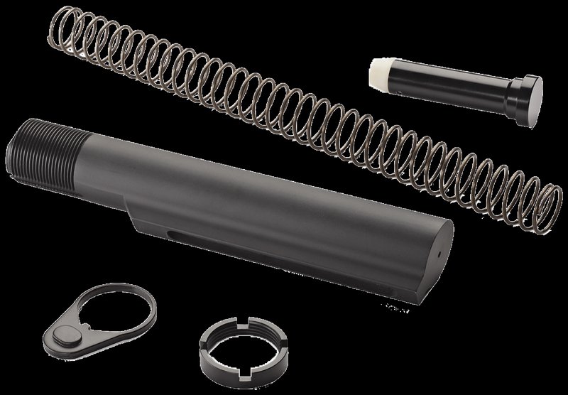 ATI Outdoors A5102240 Buffer Tube Assembly AR15 Black Anodized Aluminum