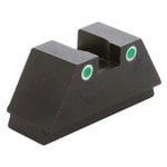 AmeriGlo Classic Green Tritium 2-Dot w/White Outlines Glock rear sight