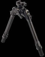 Leapers TLUBP01 Picatinny Bipod 8.5-11 in Adjustable 360 Pan 19 Tilt Black Anodized