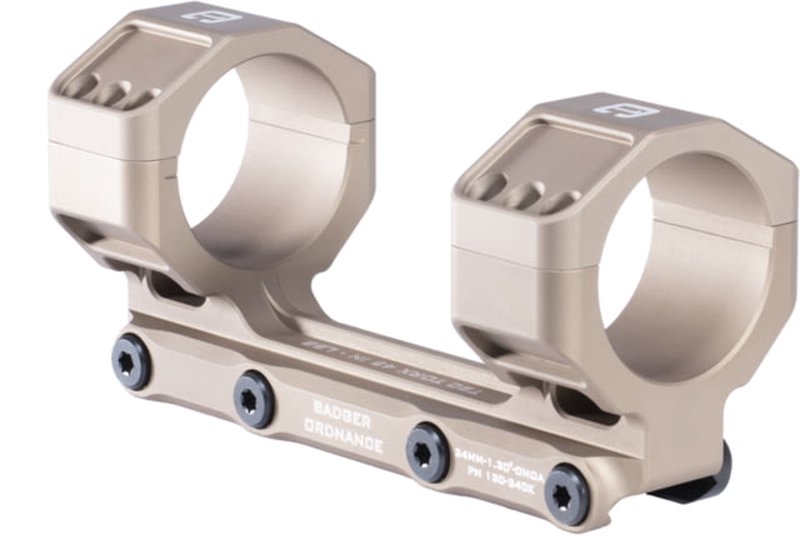 Badger Ordnance Condition One MAX Riflescope Mount 34mm 1.3in Tan