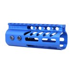 Guntec USA 4in Ultra Lightweight Thin M-LOK System Handguard w/ Monolithic Top Rail
