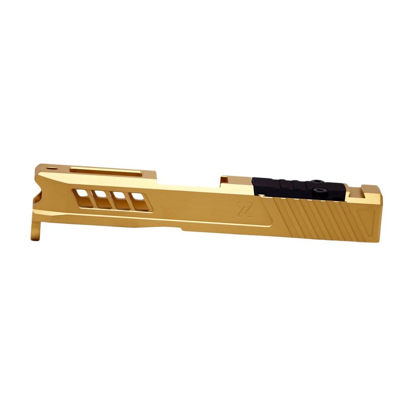 True Precision Axiom Glock 43/43X Slide RMS Optics Cut Gold TiN