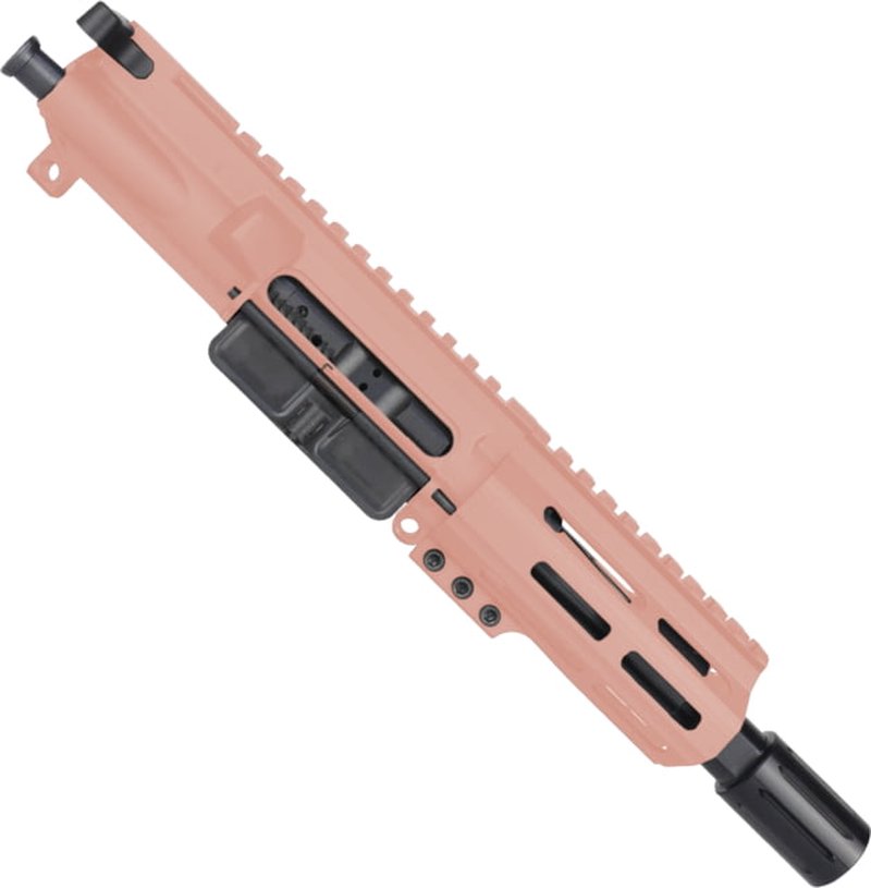 ABC RIFLE COMPANY AR-15 .223 Remington/5.56x45mm NATO Micro Pistol 5in Barrel M-LOK Handguard Upper Receiver w/BCG And Charging Handle