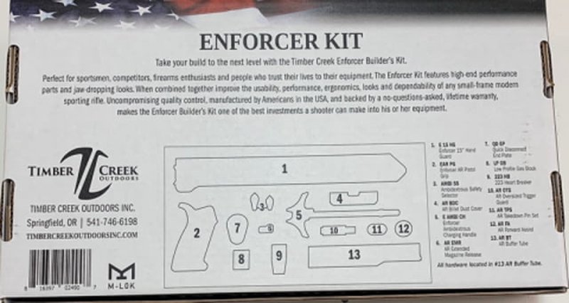 Timber Creek Enforcer AR Complete Build Kit
