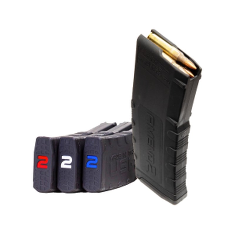 Amend2 Mod 2 Red, White and Blue Magazine AR-15 5.56x45 NATO (.223 Remington) 3-Pack 30-Round
