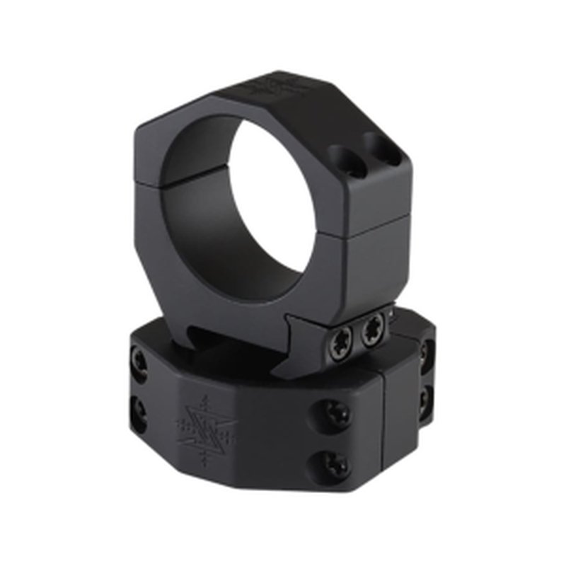 Seekins Precision Picatinny Scope Rings Matte Black Extra-High