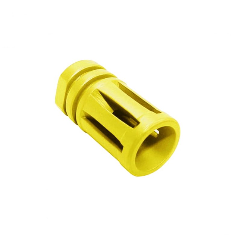 Tiger Rock AR-15/.223/5.56 A2 Muzzle Brake for 1/2x28 TPI 5 Ports Cerakote Lemon Small