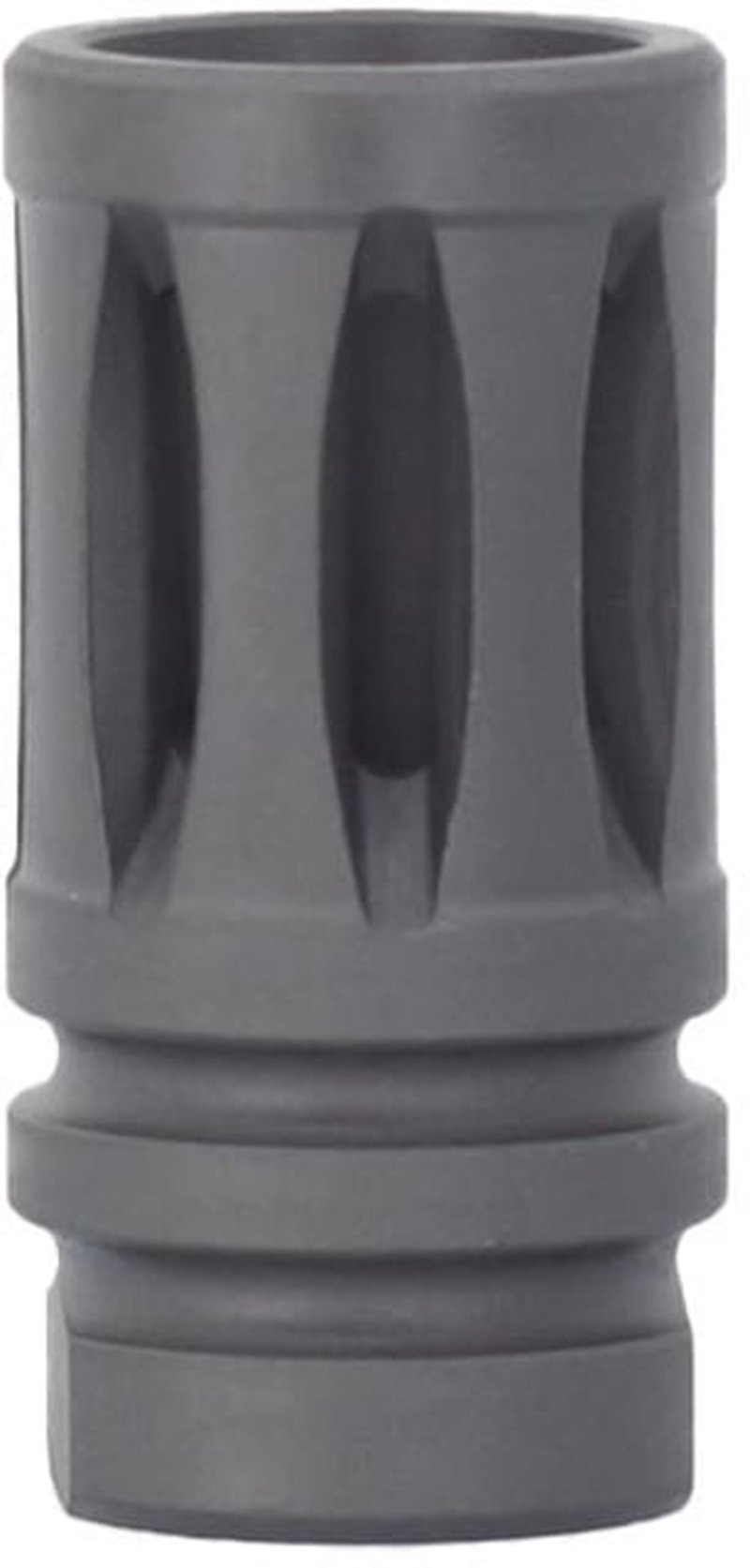 JE Machine Tech AR-10 A2 Style .308 Birdcage Flash Hider w/ Crush Washer TS-FH3B Color: Black, Fabric/Material: Steel