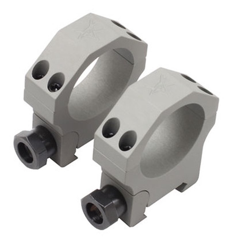 Volquartsen Nova Alloy 1" Scope Rings Silver Finish