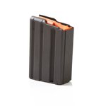 ASC AR-15/M4, 10 Round, .223/5.56x45mm Magazine, Black Marlube Coated Stainless Steel Body, Orange Follower - 10-223-SS-BM-O-ASC