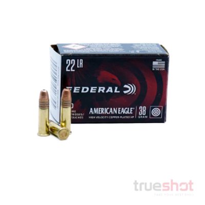 Federal American Eagle 22 Long Rifle CPHP 38 Grain