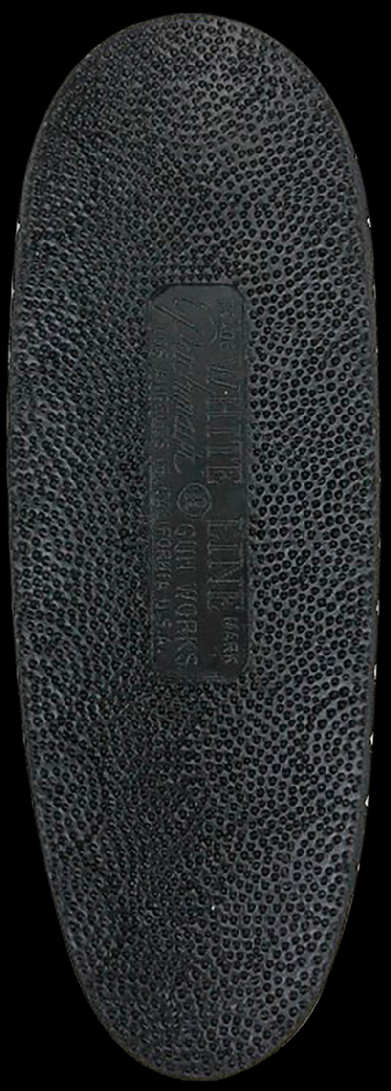 Pachmayr F325 Deluxe Field Grind-to-Fit Recoil Pad Medium Black/White Line Rubber