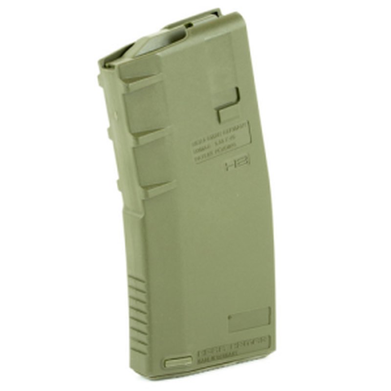 HERA USA H3 Gen.2 223/5.56 20rd Magazine fits AR Rifles Olive Drab Green