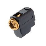 Tyrant CNC TDP365COMP 9mm Muzzle Brake/Comp Black/Gold Aluminum