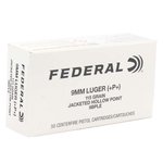 Federal LE 9mm+P 115gr HS JHP Ammunition